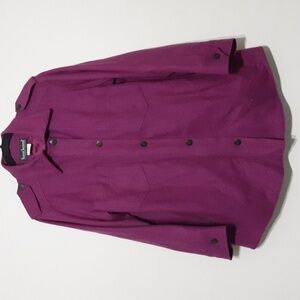 Vintage harve Bernard utility shacket coat women wool blend 12 y2k retro comfy